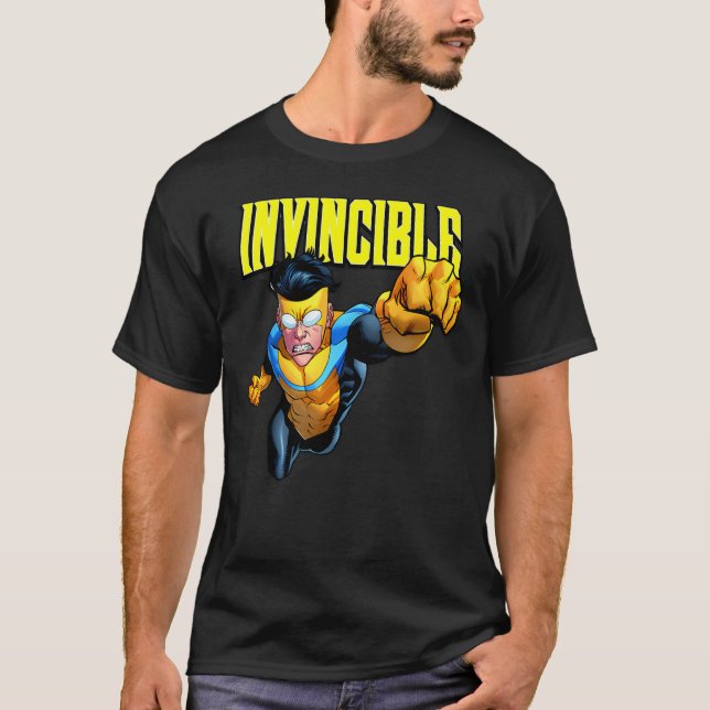 Invin Cible Comic Anime T-Shirt (Vorderseite)