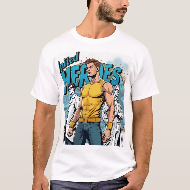 Invincible" Superhero Fan T-Shirt – Inspired by th (Devant)