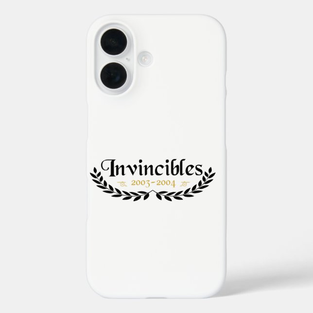 Invincibles Arsenal iPhone 16 Hülle (Rückseite)