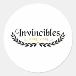 Invincibles Arsenal Runder Aufkleber