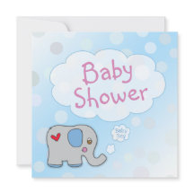 Invitación - Babydusche - Baby Boy