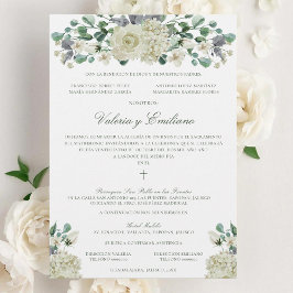 Invitación de Boda Catolica Einladung