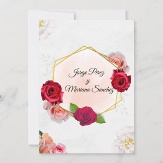 Invitacion de boda einladung