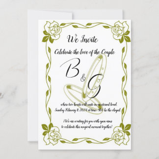 Invitación de Boda  Elegante Dorado Einladung