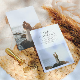 Invitación de Boda Elegante y Sencilla Einladung