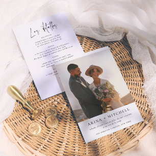 Invitación de Boda Todo en Uno Einladung