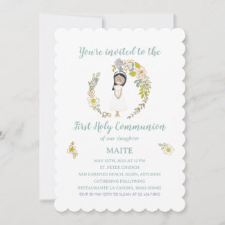 Invitación de Comunión MAITE Einladung