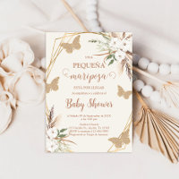 Invitación de Mariposa Babydusche en español