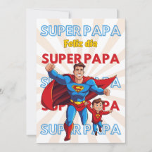 INVITACION FELIZ DIA SUPER PAPA