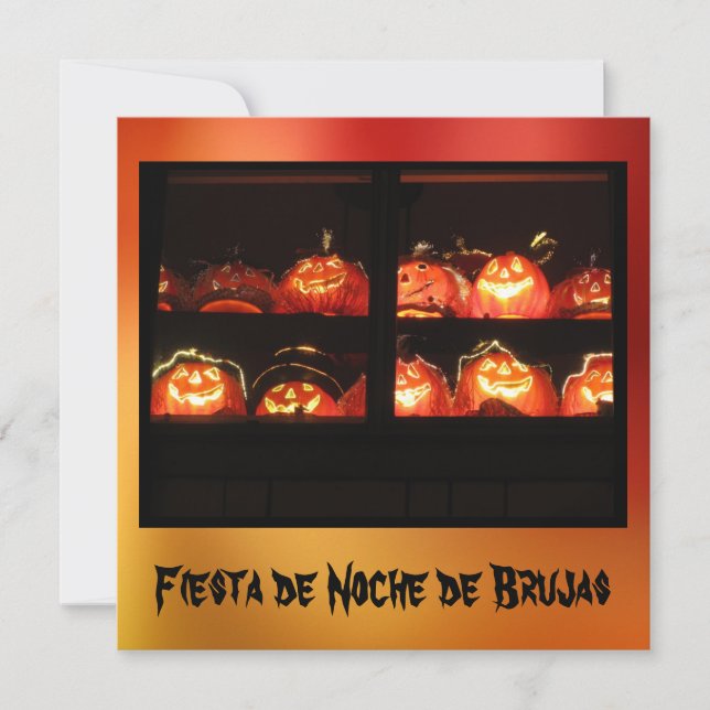 Invitación - Fiesta de Noche de Brujas Einladung (Vorderseite)