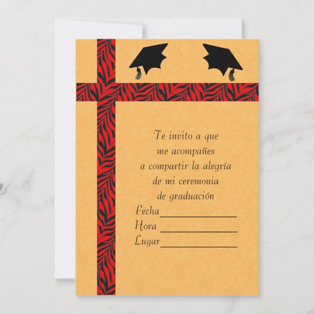 Invitacion Graduacion 1 Einladung (Vorderseite)