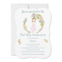 Invitación JULIA Primera Comunión