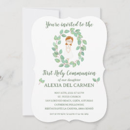 Invitación modelo Alexia Primera Comunión Einladung