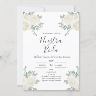 Invitación para Boda español Einladung