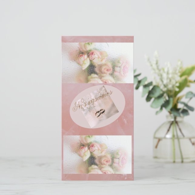 invitación para boda feiertagskarte (Stehend Vorderseite)