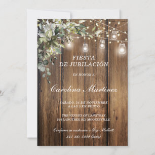 Invitación para Fiesta de Jubilación Personalizada Einladung