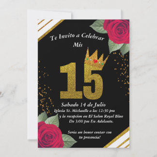 Invitacion para quinceañera einladung