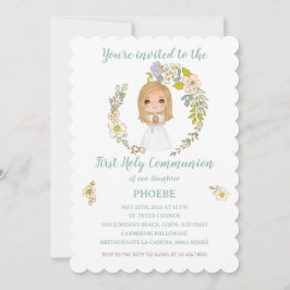 Invitación PHOEBE Primera Comunión Einladung