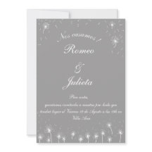 invitación pre-boda diente de león