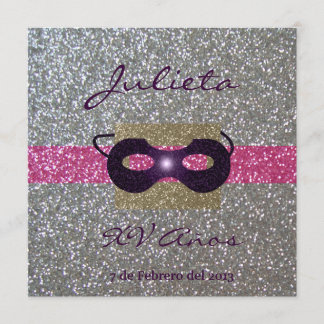 Invitación XV Años Einladung