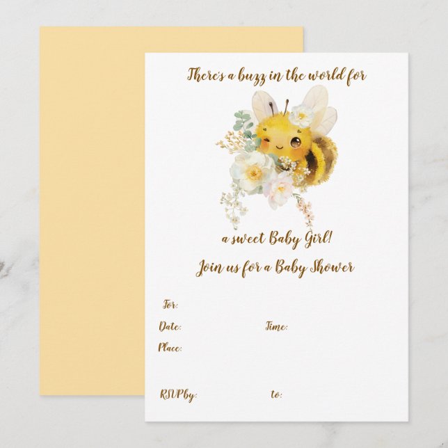 Invitation (Devant / Derrière)