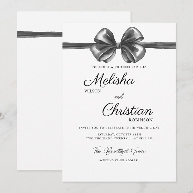Invitation (Devant / Derrière)