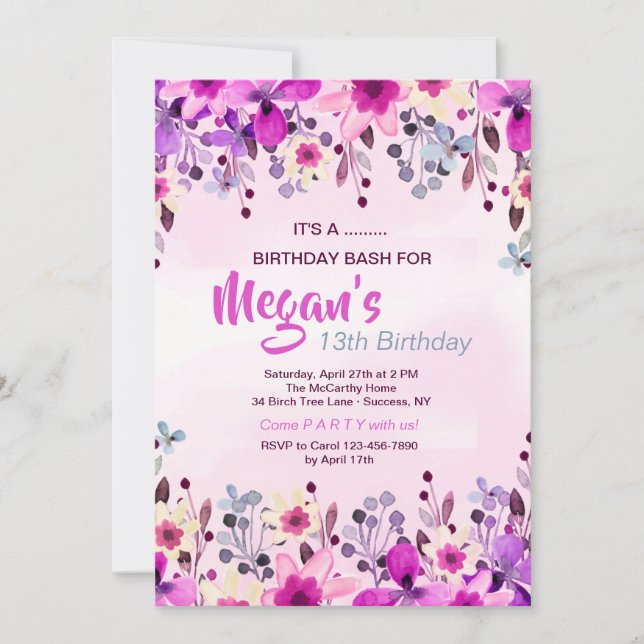 INVITATION " (Devant)