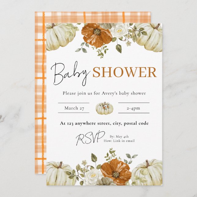 Invitation (Devant / Derrière)