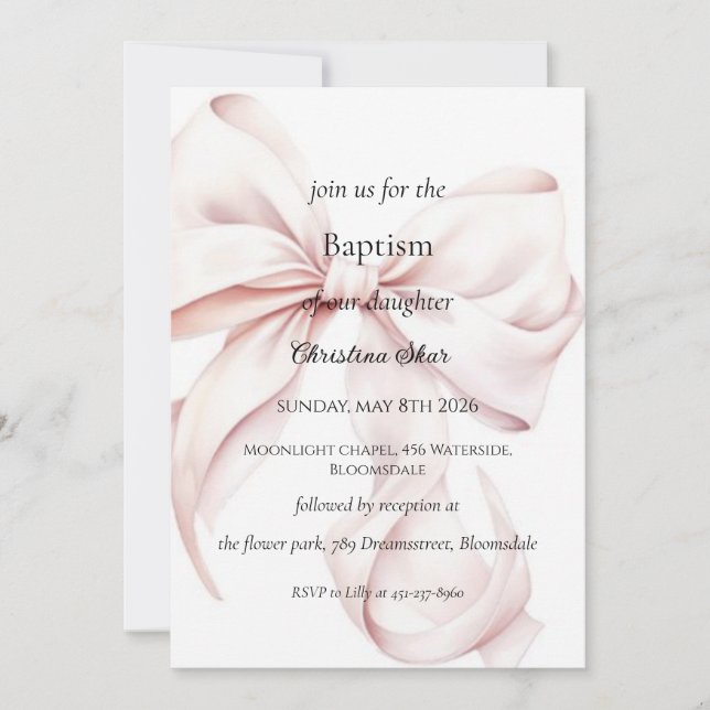 Invitation (Devant)