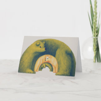 Invitation 二つ折りカード 森の動物のアーチ Card -Forest Animal Arch-