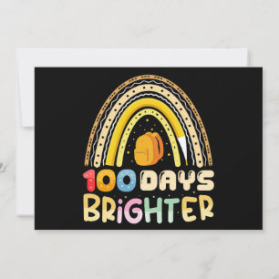 Invitation 100 Jours Plus Brighton 100e Jour De L'Enseignant 