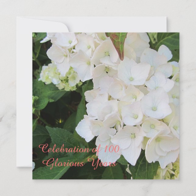 Invitation 100e anniversaire (Devant)