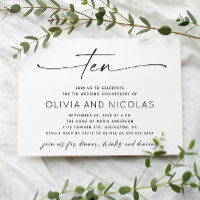10e anniversaire du Mariage Tin | Photo minimalist