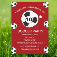 10e Anniversaire Fête Football Red Boys Sports