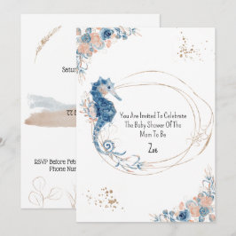 Invitation (12,7 x 17,8 cm) - Baby Shower Einladung