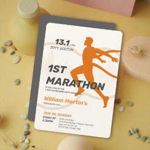Invitation 13,1 miles 1ST Marathon-Post Marathon Party