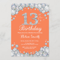 13e anniversaire Coral et Diamant d'argent