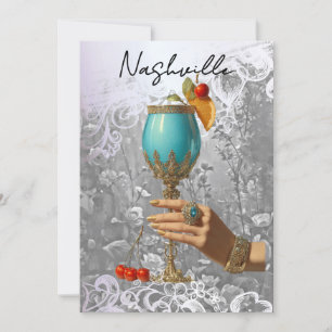 Invitation *~*  19 A101 Cocktail PHOTO Nashville EVJF