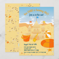 1er anniversaire château de sable et plage fête de