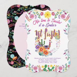 Invitation 1er anniversaire de fêtes pour une fille Folkart F