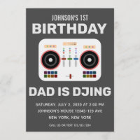 1er anniversaire DJ Dance Party Charcoal
