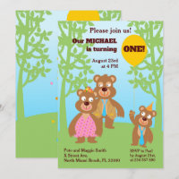 1er anniversaire Honey Bear Family Party