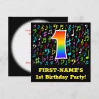 1er anniversaire : Symboles de musique amusante, R