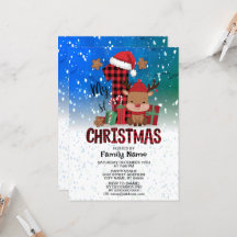 1er Noël Santa Hat White Neige Bébé Reindeer