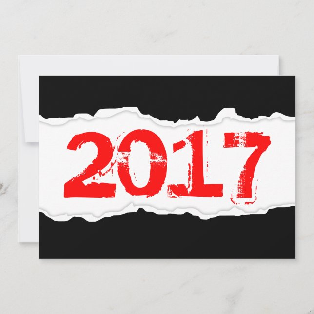 Invitation 2017 (papier déchiré) (Devant)
