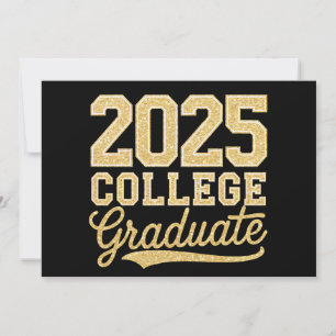 Invitation 2025 College Graduate Graduate School Senior