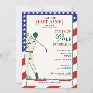 Invitation 2026 Candidat politique Golf Scramble Collecte de 
