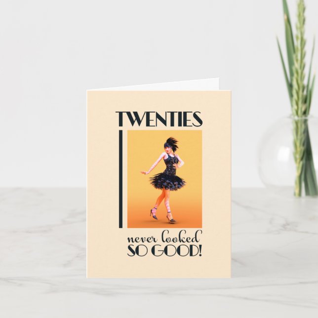 Invitation 20 ans Anniversaire Vintage Personnalisé (Devant)