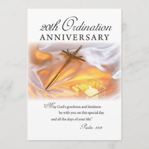 Invitation 20e anniversaire d'Ordination, Cross Ca