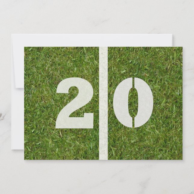 Invitation 20ème Fête d'anniversaire ! (Devant)